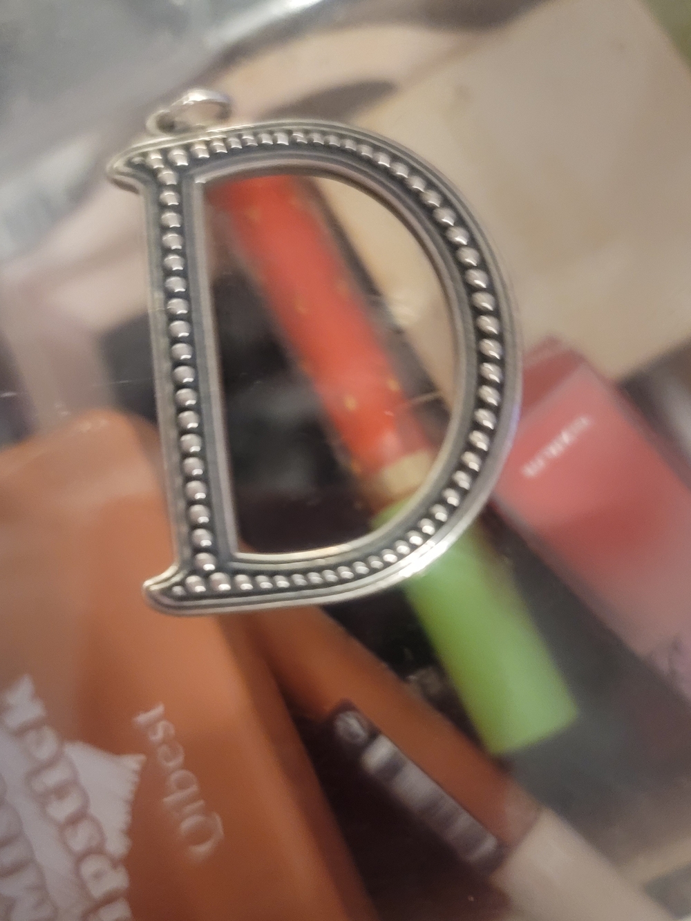 Retired James Avery Jumbo Letter D Pendant